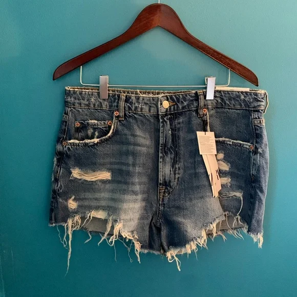 Zara short jean short denim. - Picture 1 of 8